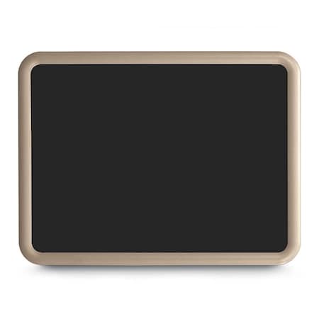 United Visual Products Corkboard, Single Door, Radius Frame, 36x36", Bronze/Burgundy UV7002-BRONZE-DBURGU